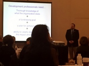 Michael J. Baker, CFRE, teaching AFP Fundamentals of Fundraising Course at AFP International Conference in Baltimore.