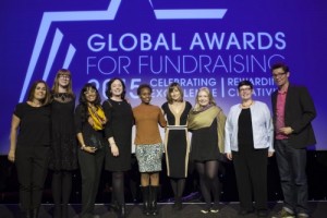 2015 winners and finalists with CFRE International President & CEO Eva E. Aldrich, M.A., CFRE